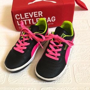 Puma Neon & Black Sneakers